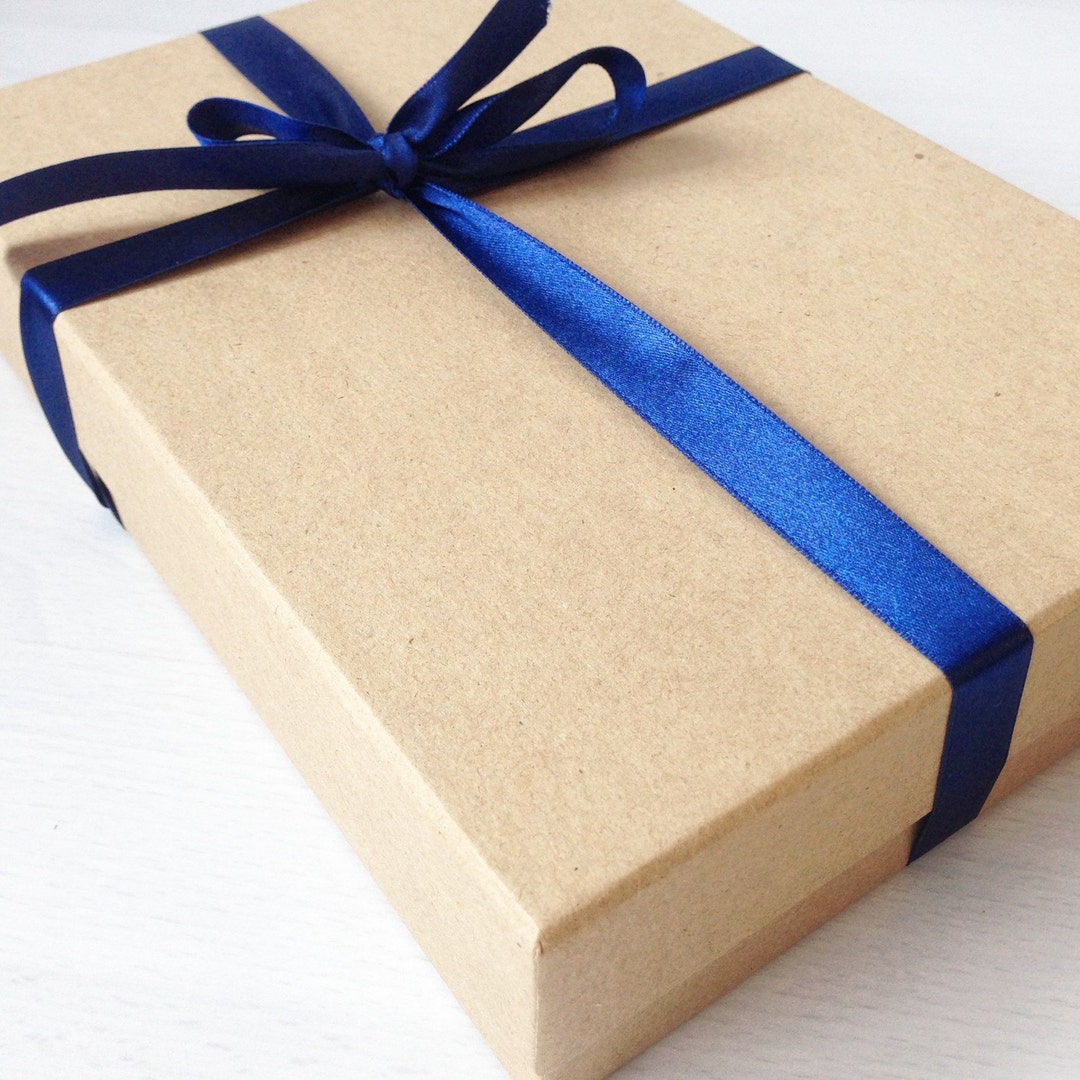 Gift Box, Gift Boxes With Lid, Large Gift Box, A5 Kraft Brown Gift Box