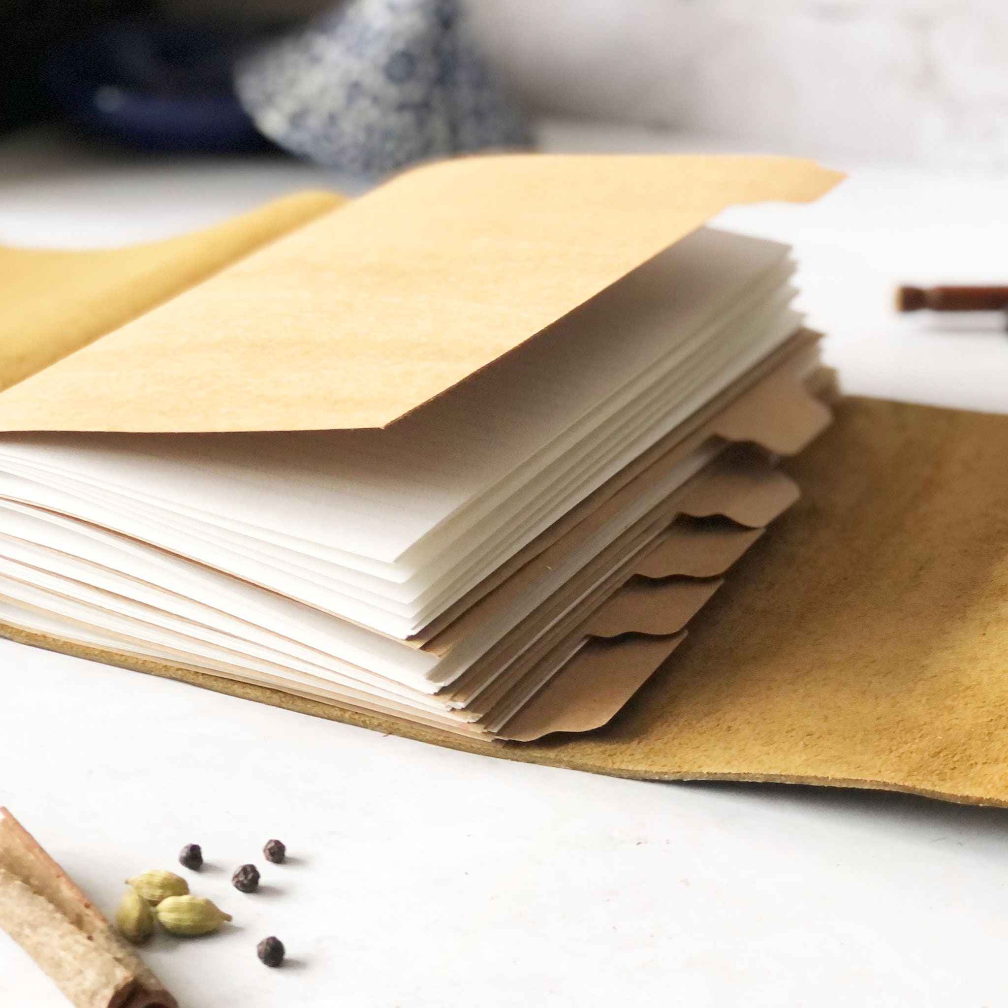 Page Tab Dividers Add on - to Add Divider Pages to Any A5 or A6 Journal ...