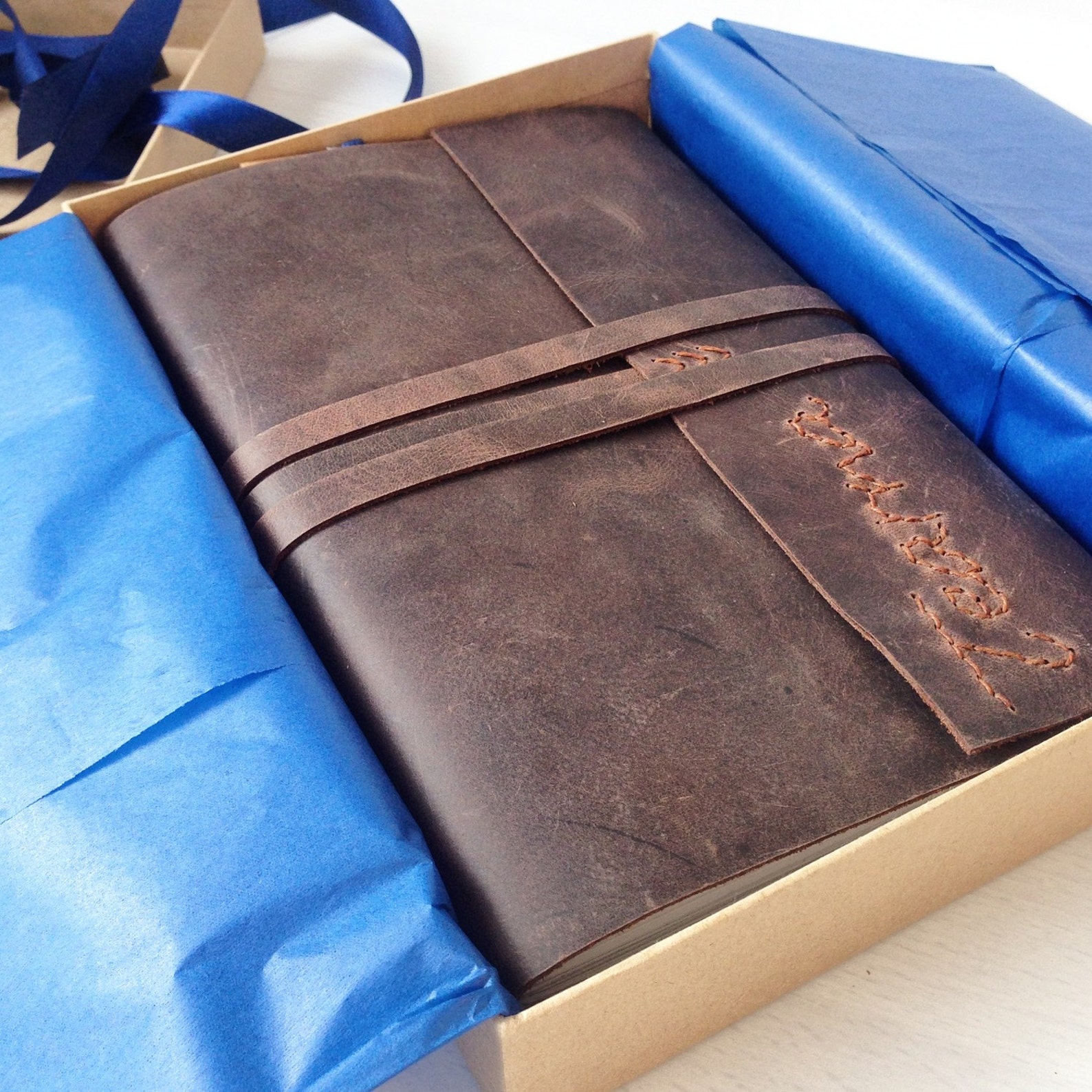 Gift Box Gift Boxes With Lid Large Gift Box A5 Kraft Brown Etsy Canada