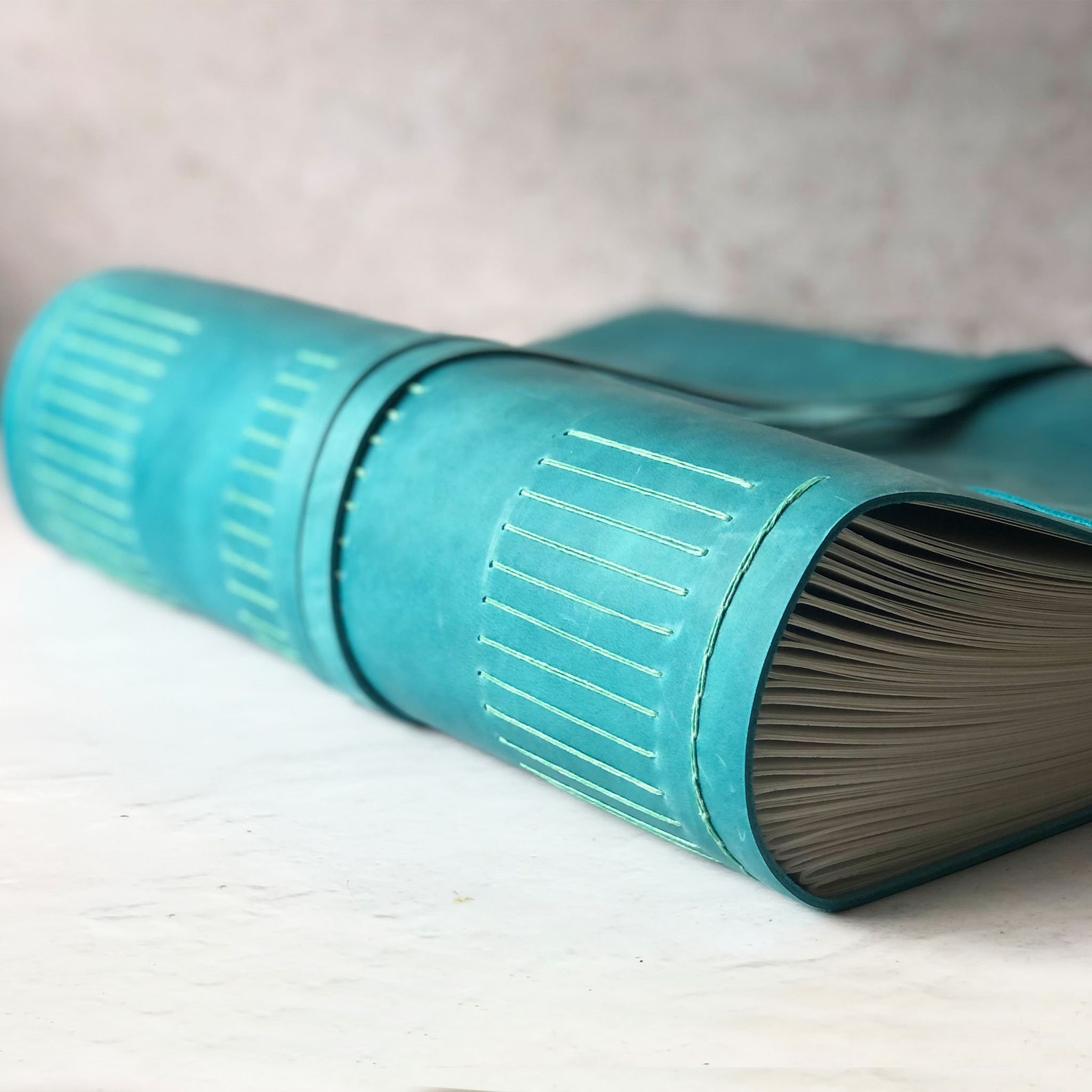 Personalized A3 Leather Journal, Sketchbook, Guest Book, Scrapbook ...