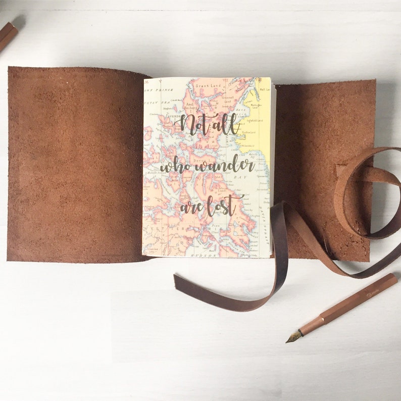 Custom travel journal travel diary map gift Wanderlust Etsy