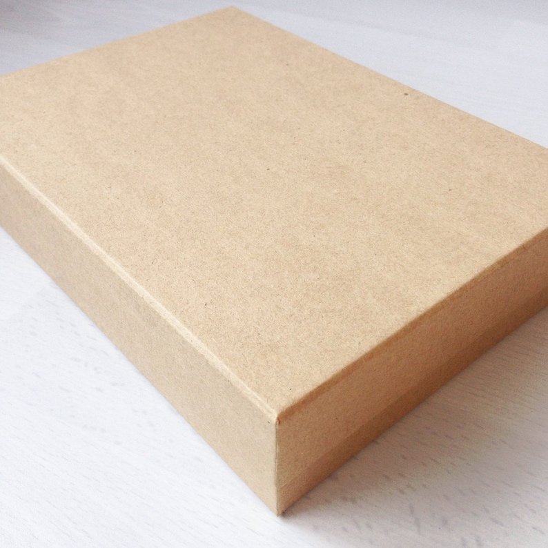 gift box add on A5 kraft brown gift box gift boxes with lid gift wrapping Gift box large gift box wedding gift box