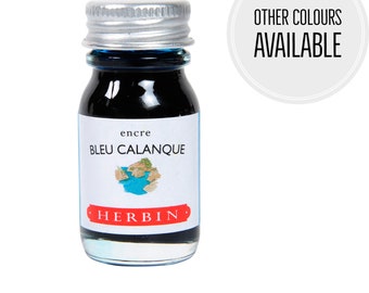 Herbin Ink for Fountain Pens, Dip Pens, Modern Calligraphy & Brush Lettering, 10ml Ink Bottle, Choose Colours