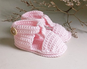 Оrganic cotton baby sandals, newborn girl sandals, summer shoes newborn, cute baby booties, crochet booties, boutique baby sandals