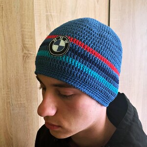 Crocheted Men's BMW Logo Hat, Women's Logo Hat - Etsy