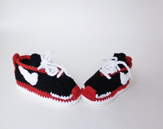 red baby sneakers