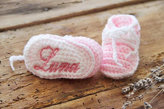 personalized baby booties