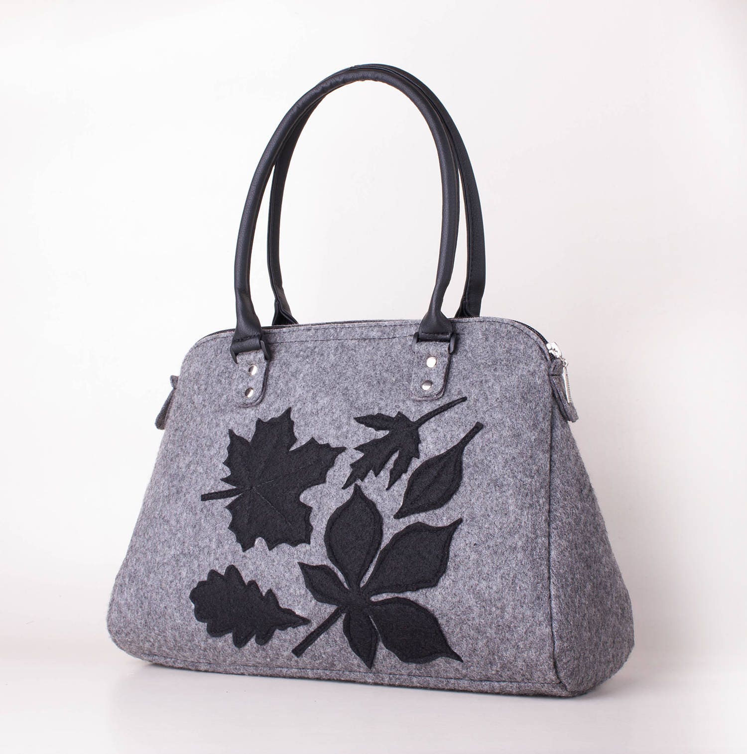 Felt bag Autumn leaves bag Leaf bag Autumn leaves purse Etsy