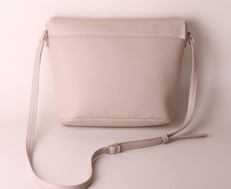 beige mini purse