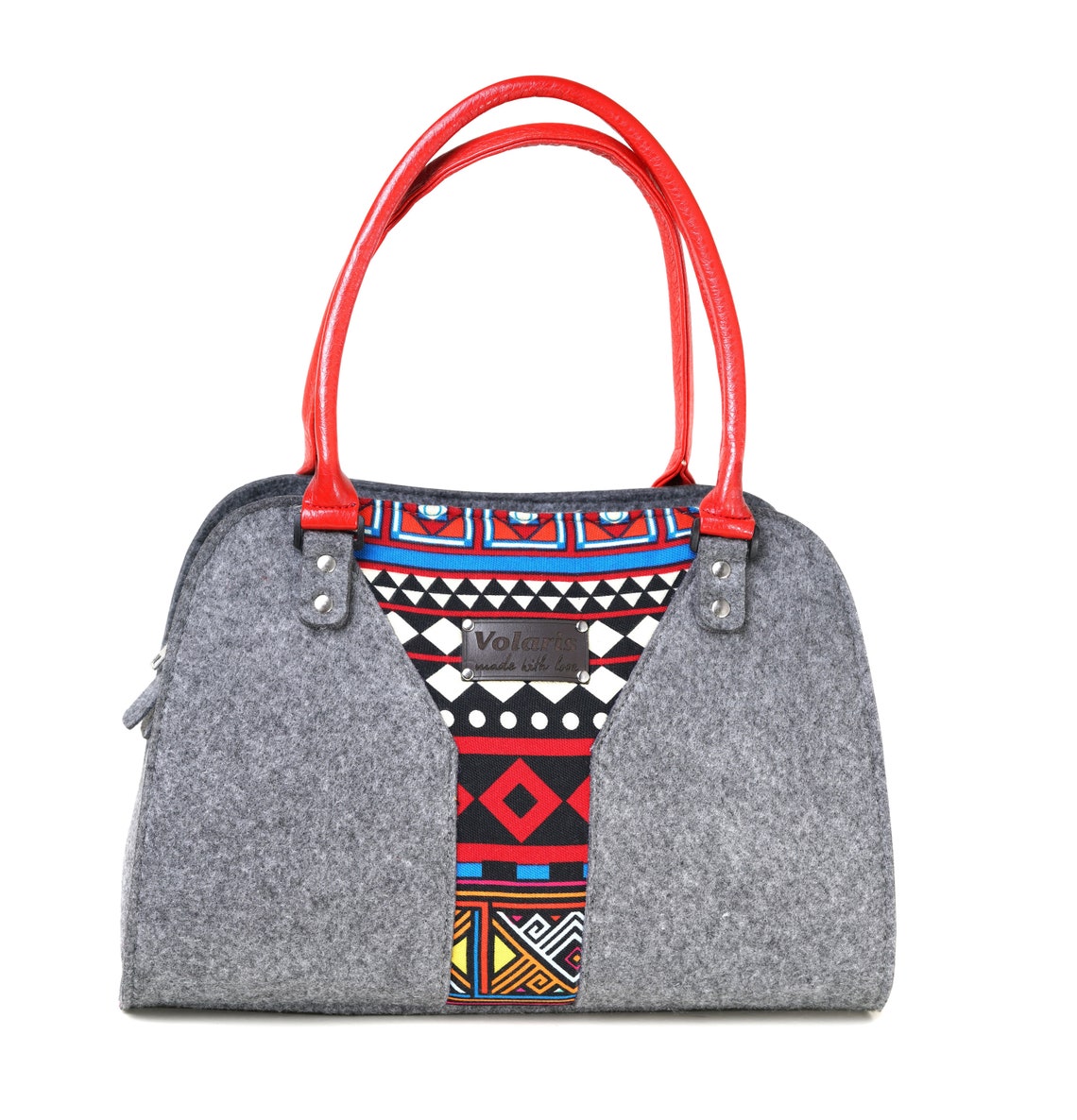 Felt bag Felt tote bag Felt shoulder bag Gift for her Felt Etsy