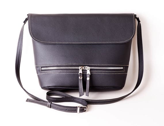 Women bag Shoulder bag Handbag Gift for her Black crossbody | Etsy