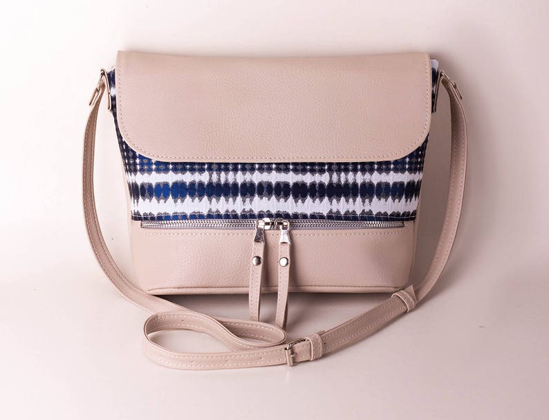 beige mini purse