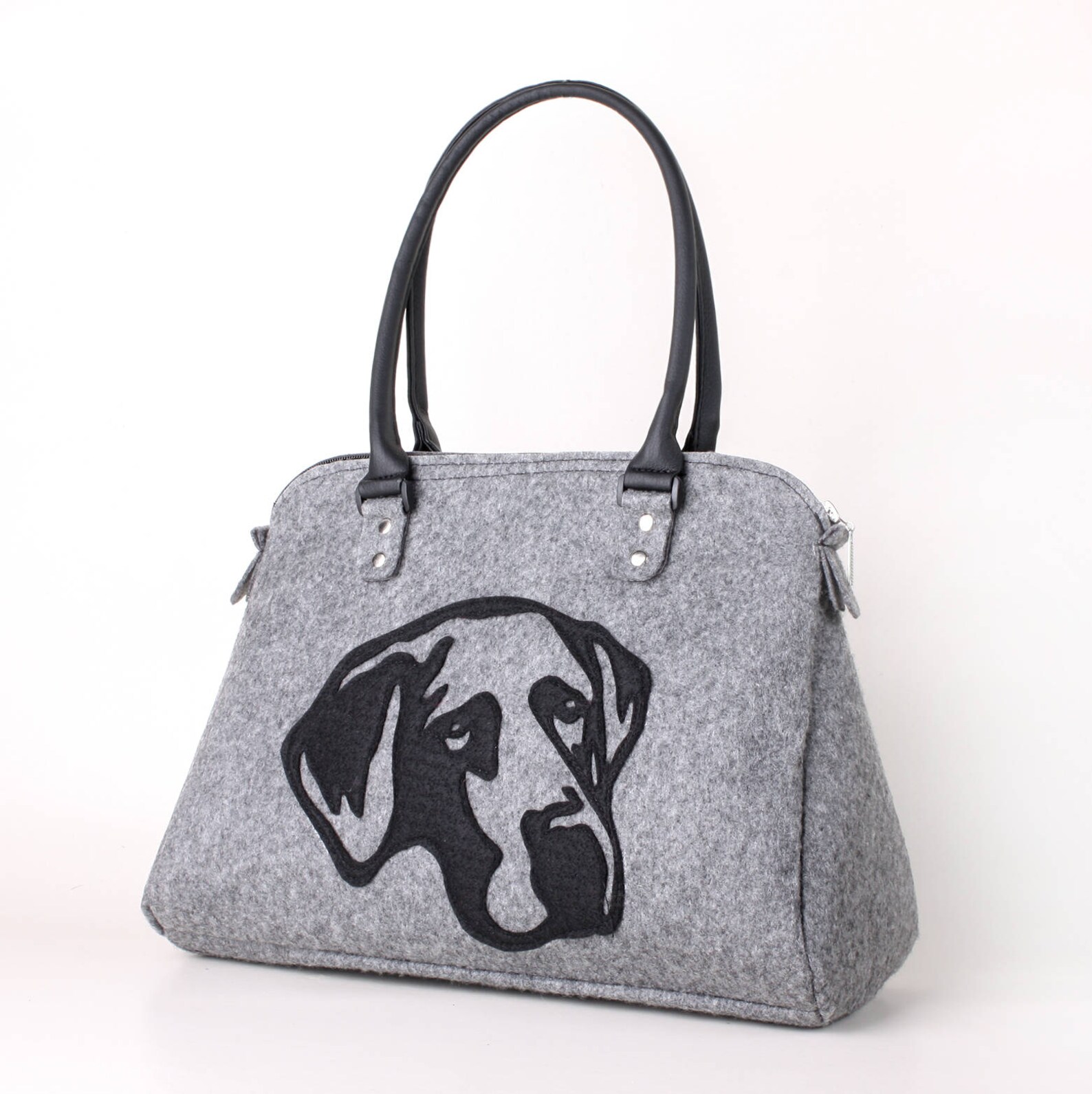 Shoulder bag Dog bag Felt handbag Tote bag Dog purse Shopper Etsy