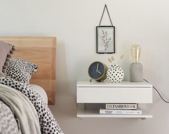 Floating Nightstand Etsy