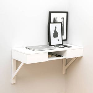 Floating Beech Desk image 3