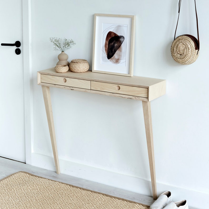 Hallway Stand Plywood Entryway Furniture Hallway Shelf Etsy UK