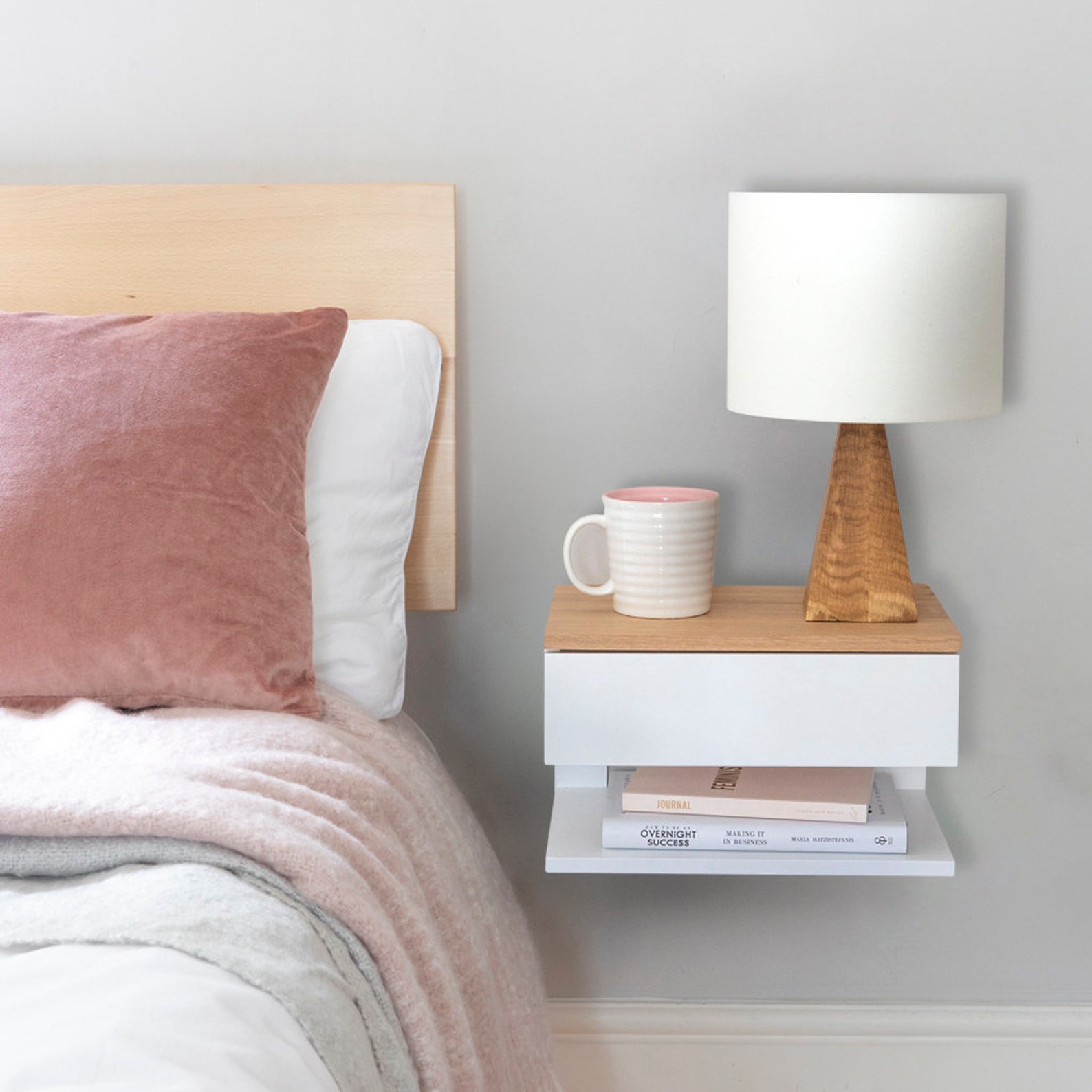 Floating Bedside Table Etsy