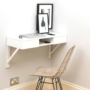 Floating Beech Desk image 4