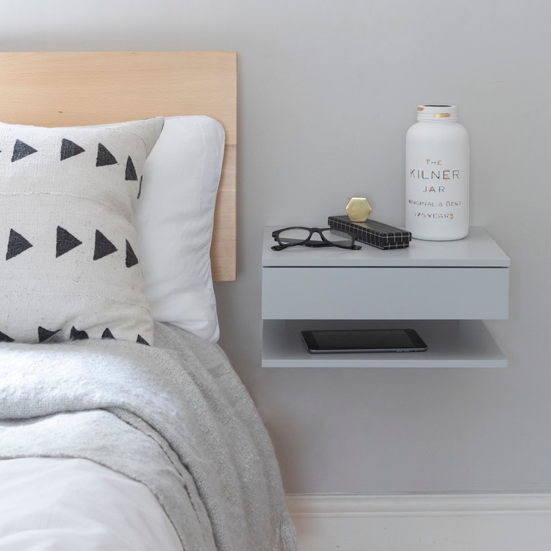 Floating Bedside Table Etsy