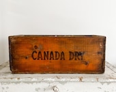 Vintage Canada Dry Crate