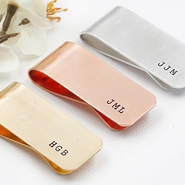 Personalized Money Clip, Custom Money clip, Groomsman Gift, Gift for Dad, Gold, Rosegold, silver money clip, Engraved money clip for him