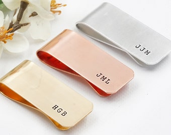 Personalized Money Clip, Custom Money clip, Groomsman Gift, Gift for Dad, Gold, Rosegold, silver money clip, Engraved money clip for him