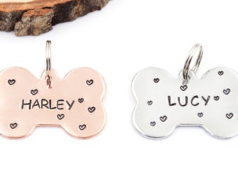 Personalized Dog Tag, Dog id tag, Custom Dog id tag, Dog Bone tag, Poppy id tag, Cat id tag, Dog Tag, for my pet, Custom dog id tag