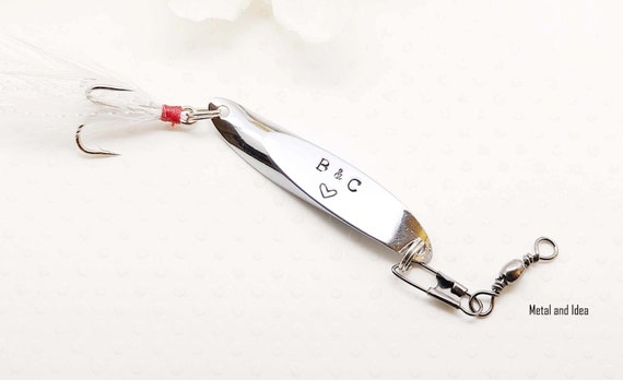 Personalized Fishing Lure Wedding Gift Hand Stamped Lure, Metal Lure, Spoon Fishing  Lure, I Love You, Gift for Men, Custom Lure -  Canada