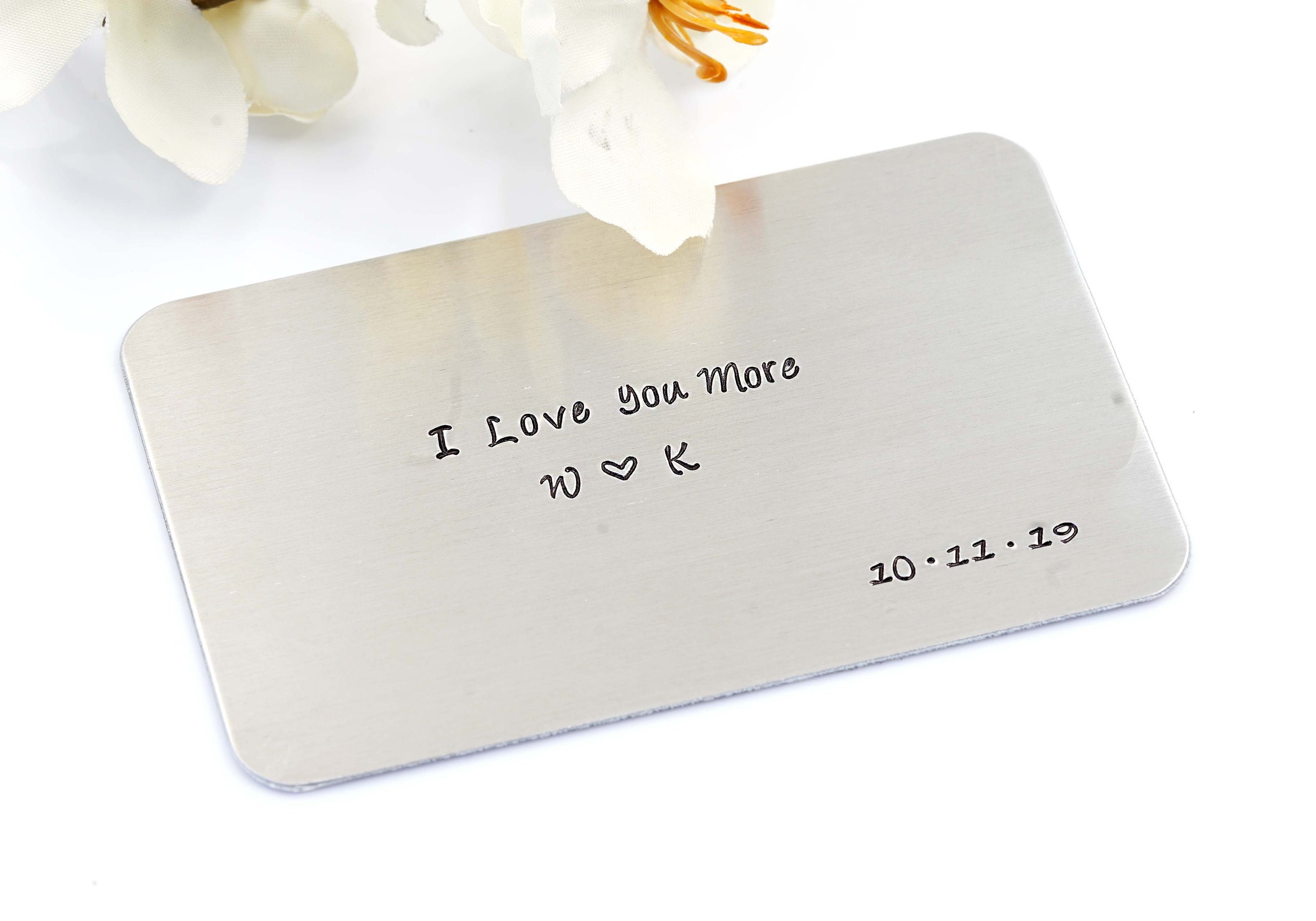 Best Gift Anniversary Gift for Boyfriend Boyfriend Gift Permanent Love  Letter Personalized Gift Wallet Insert Card Forever Love Poem 