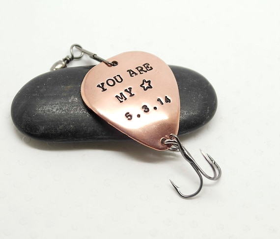 Personalized Fishing Lure Fish Lover custom Lures Wedding Gift