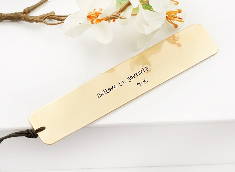 Personalized Bookmark Metal Bookmark Customized Bookmark Etsy Canada