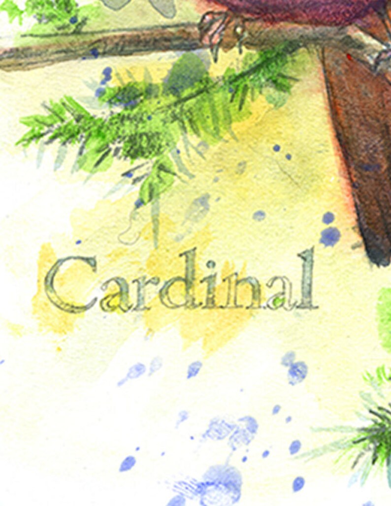 Cardinal Signed Giclee Print - Etsy