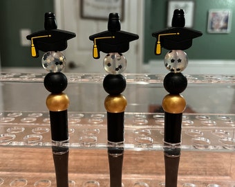 Graduation Bling Bead Pen