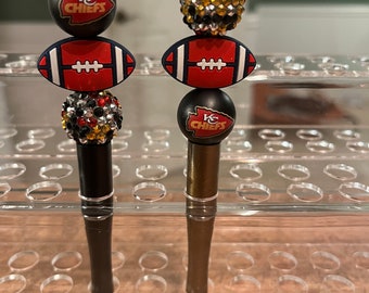 Kansas City Chiefs Beaded Bling Pen