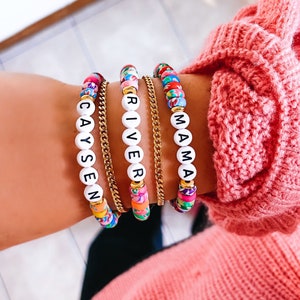 Name Bracelet, Custom Name Bracelet, Personalized Jewelry, Custom Jewelry, Beaded Bracelet, Personalized Gift, Friendship Bracelet