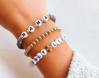 Name Bracelet, Custom Name Bracelet, Personalized Jewelry, Custom Jewelry, Beaded Bracelet, Personalized Gift, Friendship Bracelet