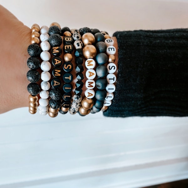 Name Bracelet, Custom Name Bracelet, Personalized Jewelry, Custom Jewelry, Beaded Bracelet, Personalized Gift, Friendship Bracelet