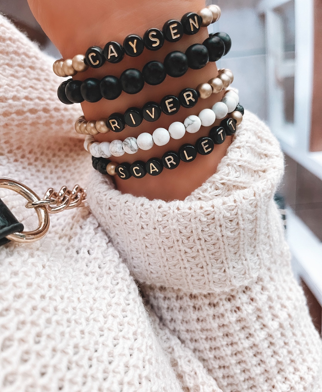 Name Bracelet, Custom Name Bracelet, Personalized Jewelry, Custom ...