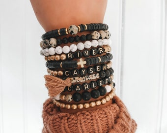 Name Bracelet, Custom Name Bracelet, Personalized Jewelry, Custom Jewelry, Beaded Bracelet, Personalized Gift, Friendship Bracelet