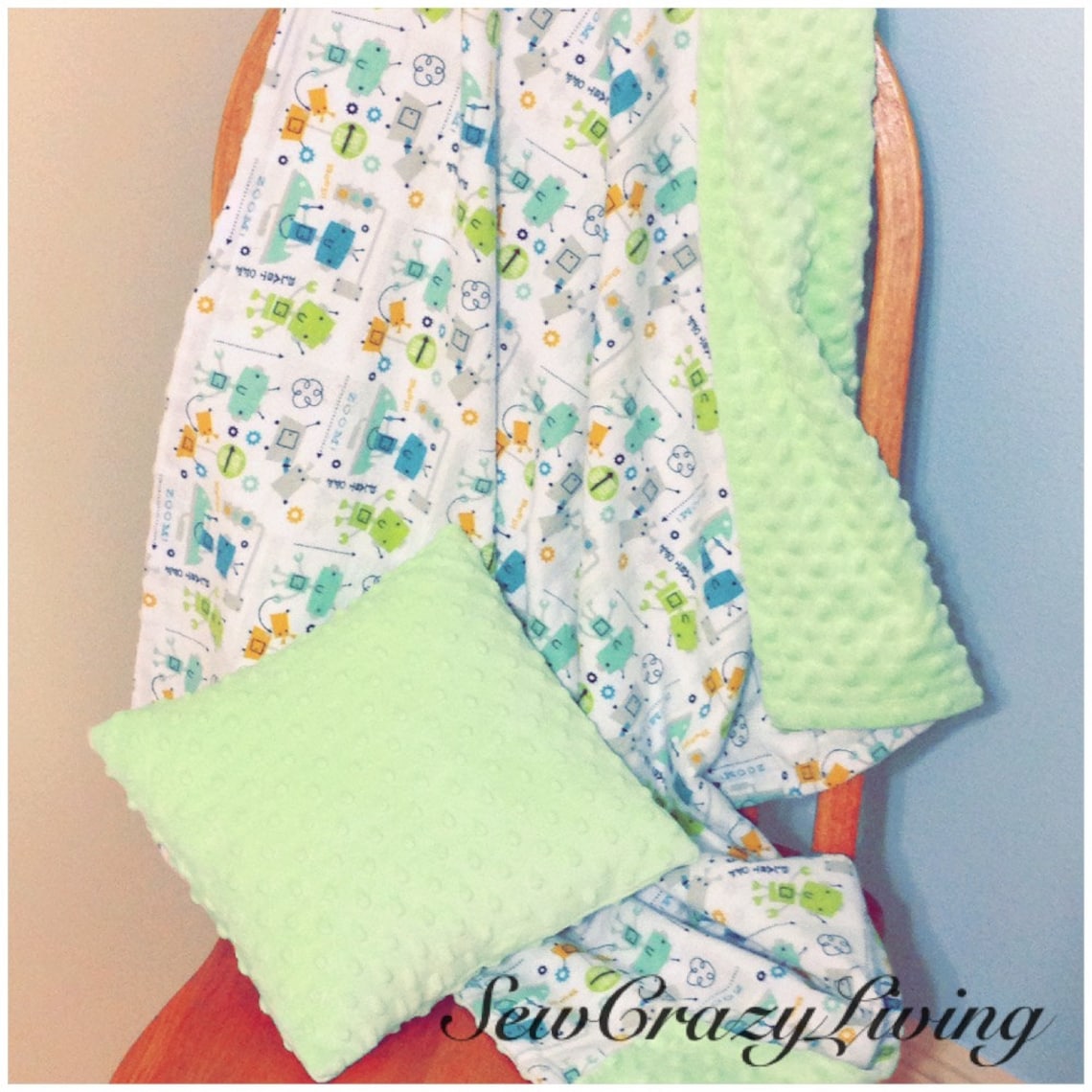 Baby Blanket & Pillow Set Etsy