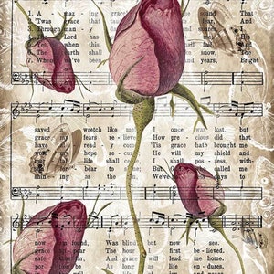 AMAZING GRACE Reispapier für Decoupage Größe A4