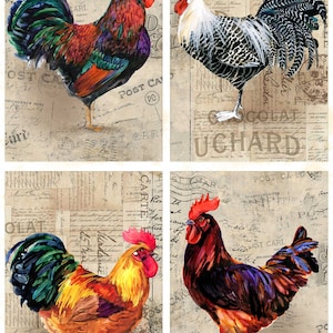 GALLI - Carta di Riso Fattoria per Decoupage Formato A4