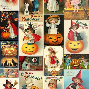 HALLOWEEN KIDS - Rice Paper for Decoupage Size A4 Halloween Pumpkin Craft