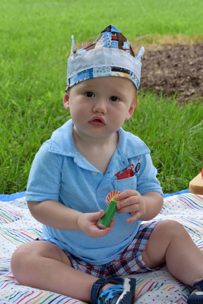 Fabric Birthday Crowns Etsy