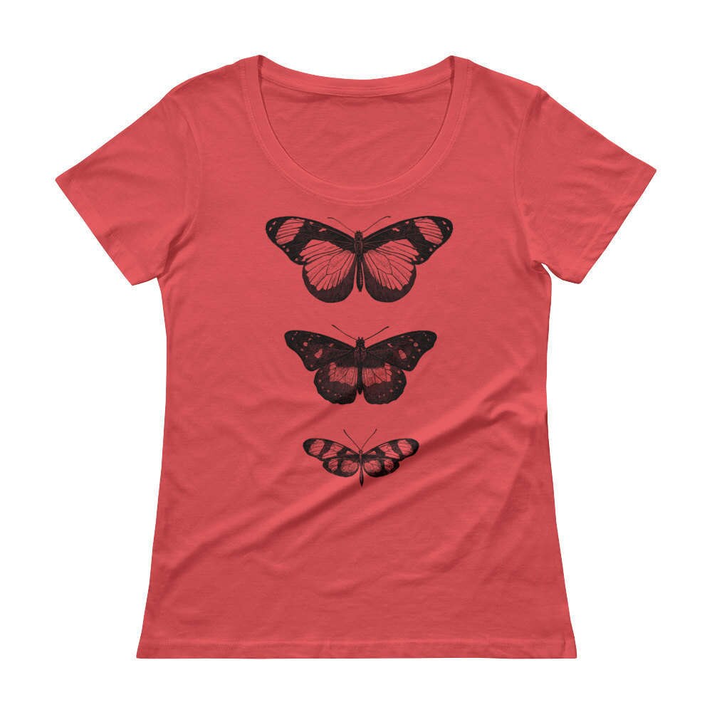 Butterflies Tshirt Butterfly T Shirt Womens T Shirt Gift Etsy