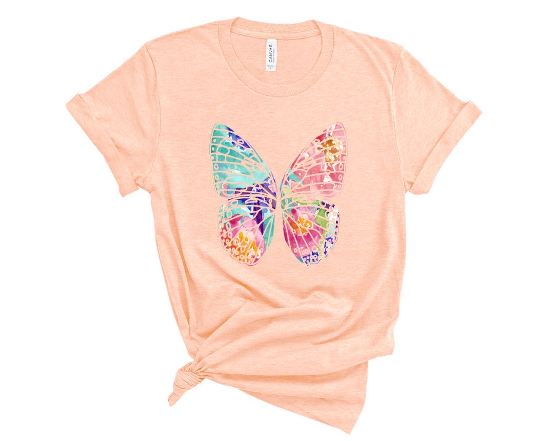 Butterfly Tshirt Butterfly Wings Tshirt for Women Unisex Etsy