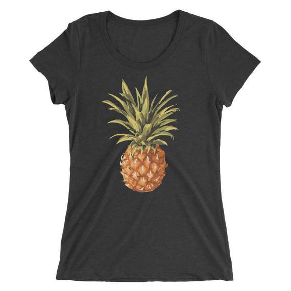 Pineapple T-shirt Women's Petite T-shirt Pineapple | Etsy
