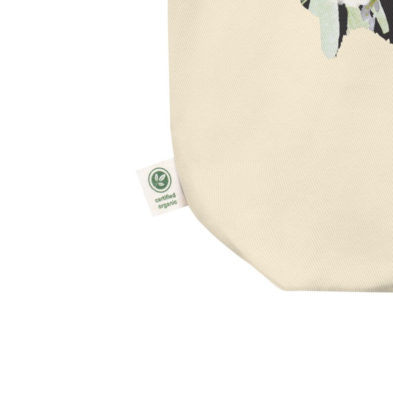 printed canvas tote bag Bison Tote Bag Buffalo tote bag gift for women