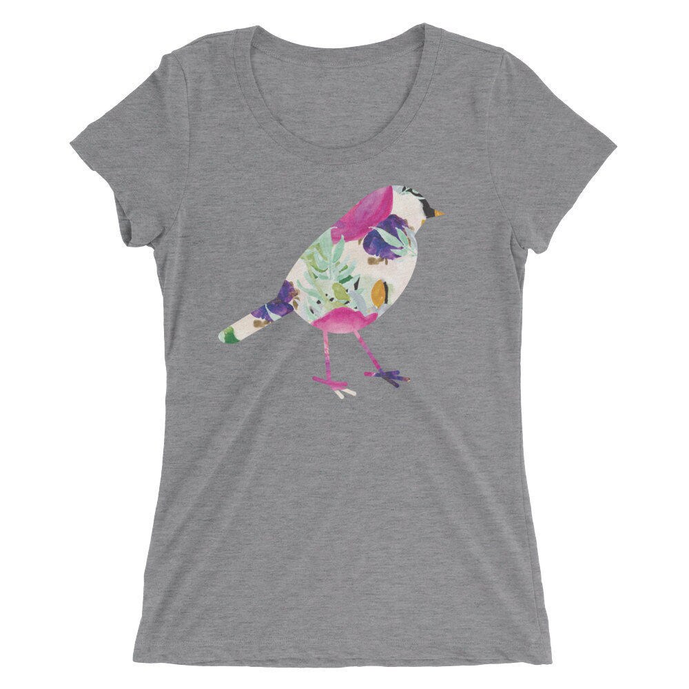 Bird Tshirt Women's Petite Tshirt Bird Tee Graphic Etsy