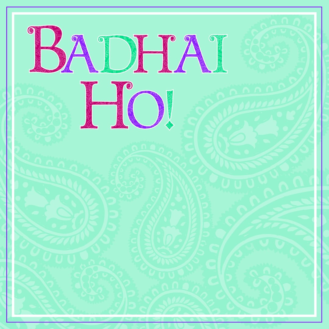 Badhi Ho Card, Congratulations Card - Etsy